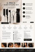 6-Piece Hair Styling Set
