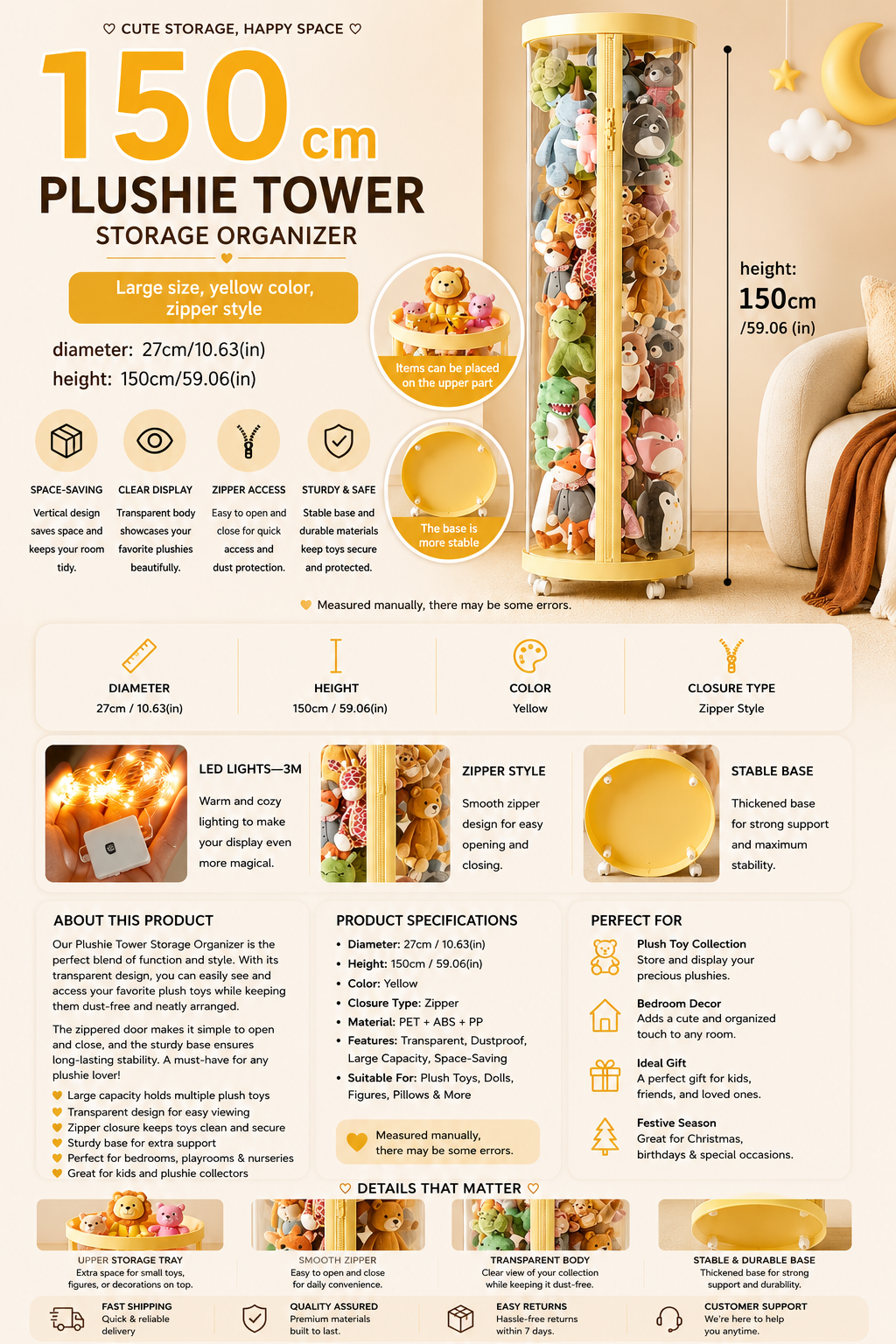 Plushie Tower Organizer