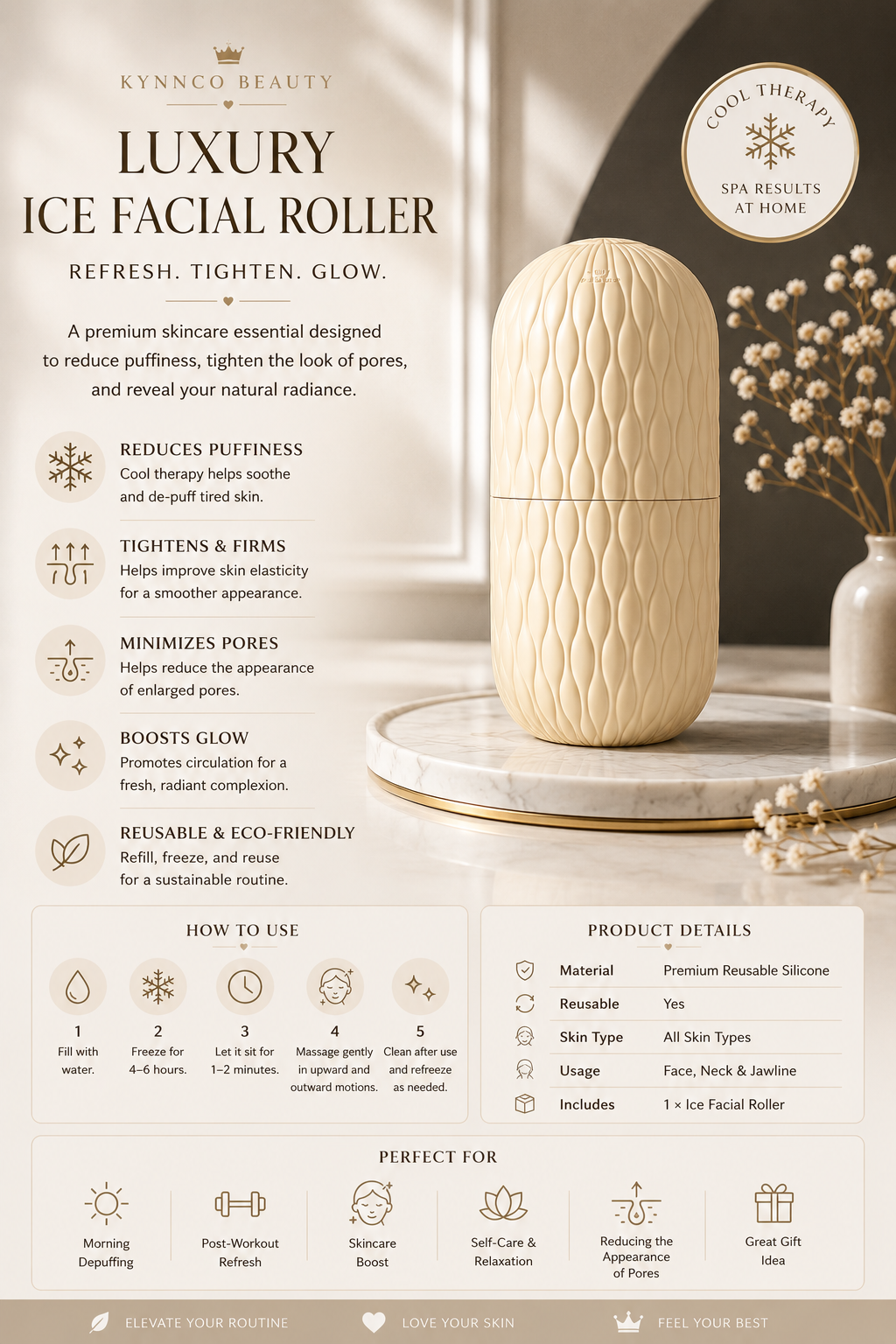 Skin Tightening Ice Roller