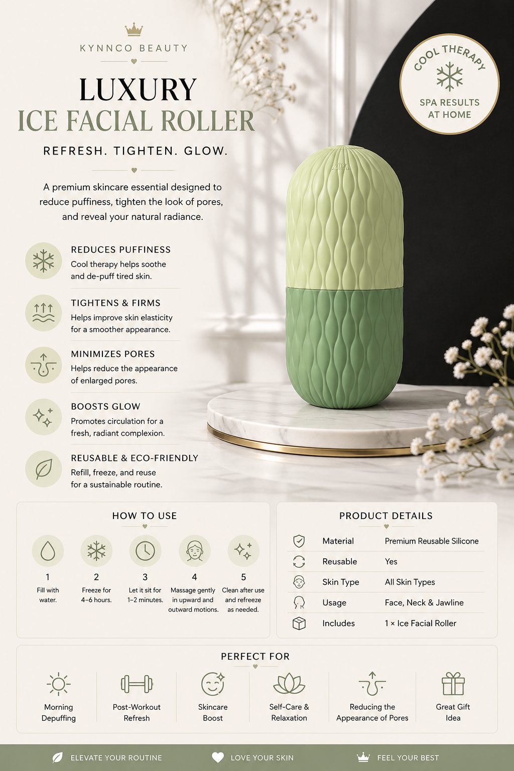 Skin Tightening Ice Roller