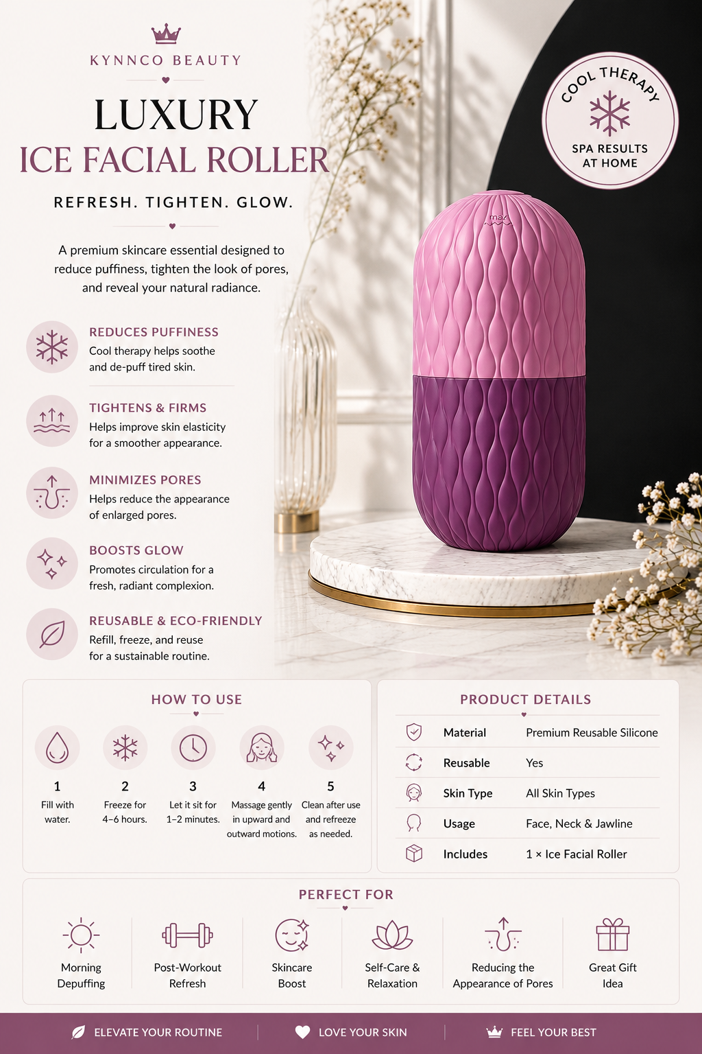 Skin Tightening Ice Roller