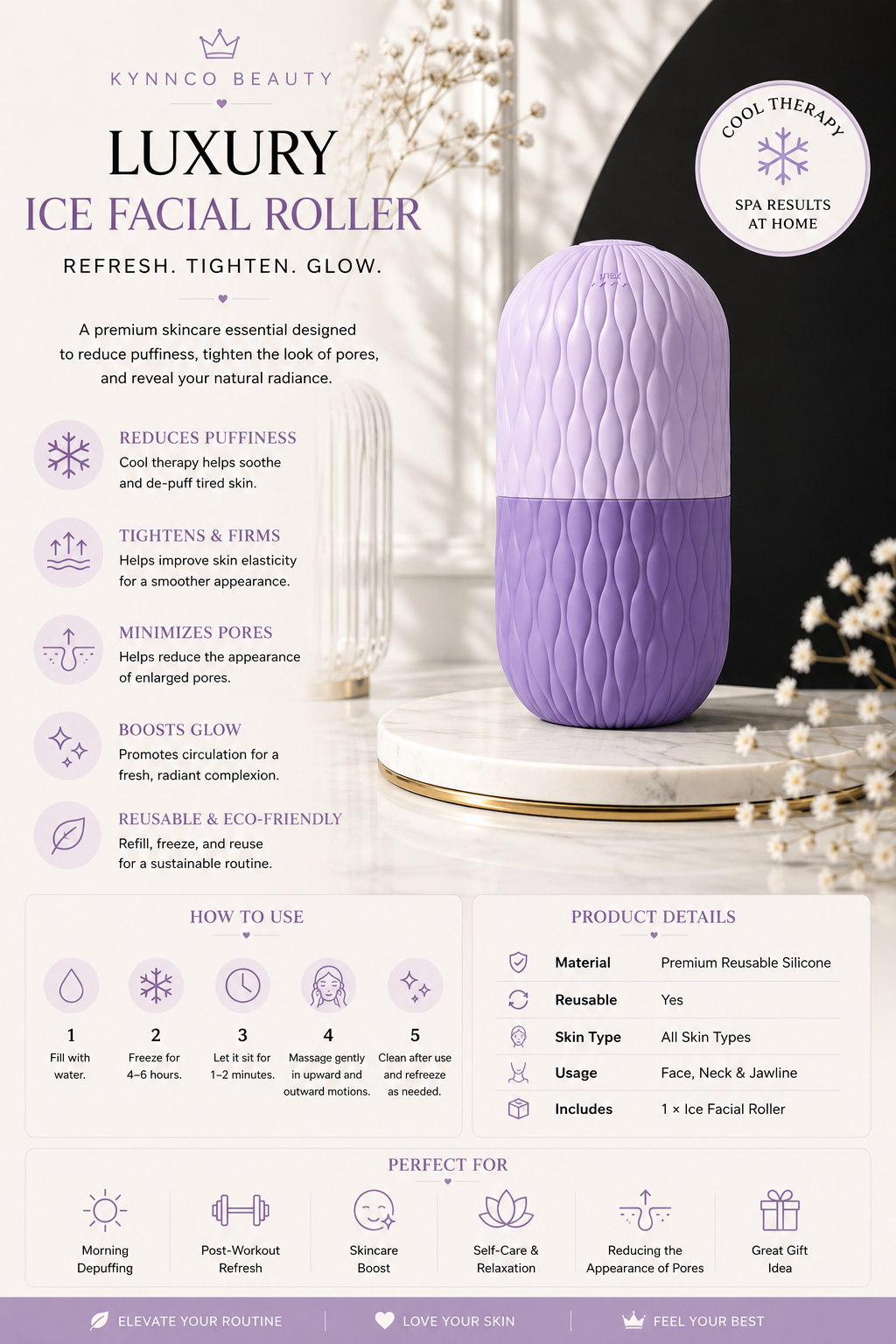 Skin Tightening Ice Roller
