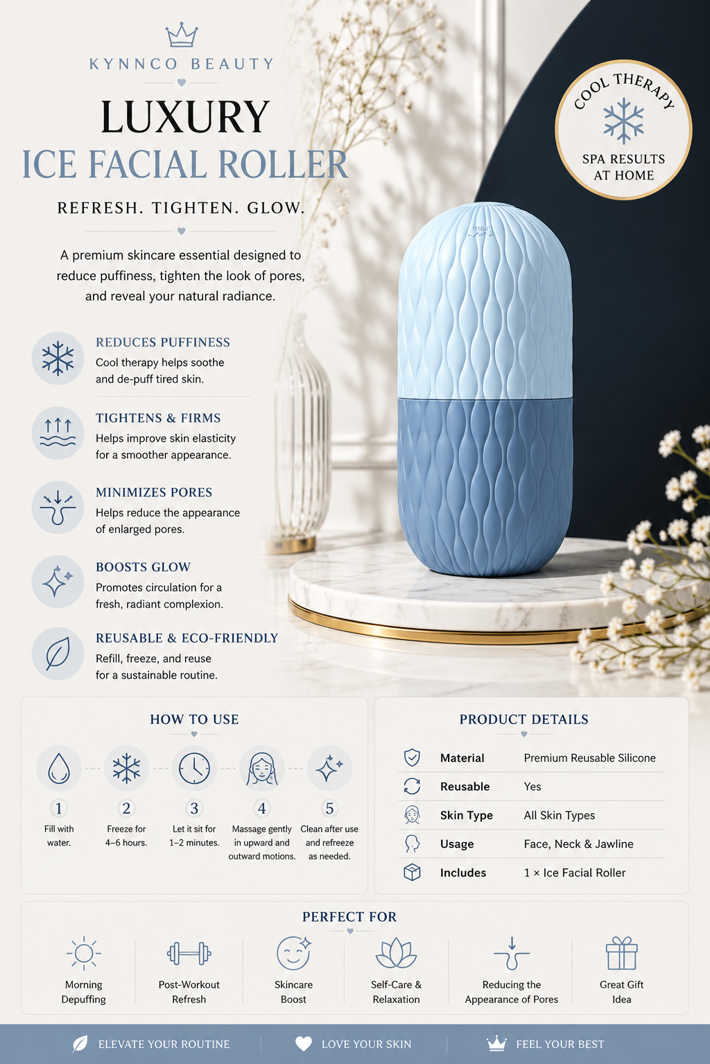 Skin Tightening Ice Roller
