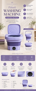 Portable Foldable Mini Washing Machine